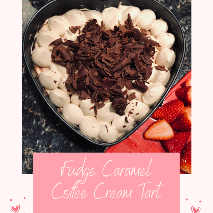 Fudge Caramel Coffee Cream Tart