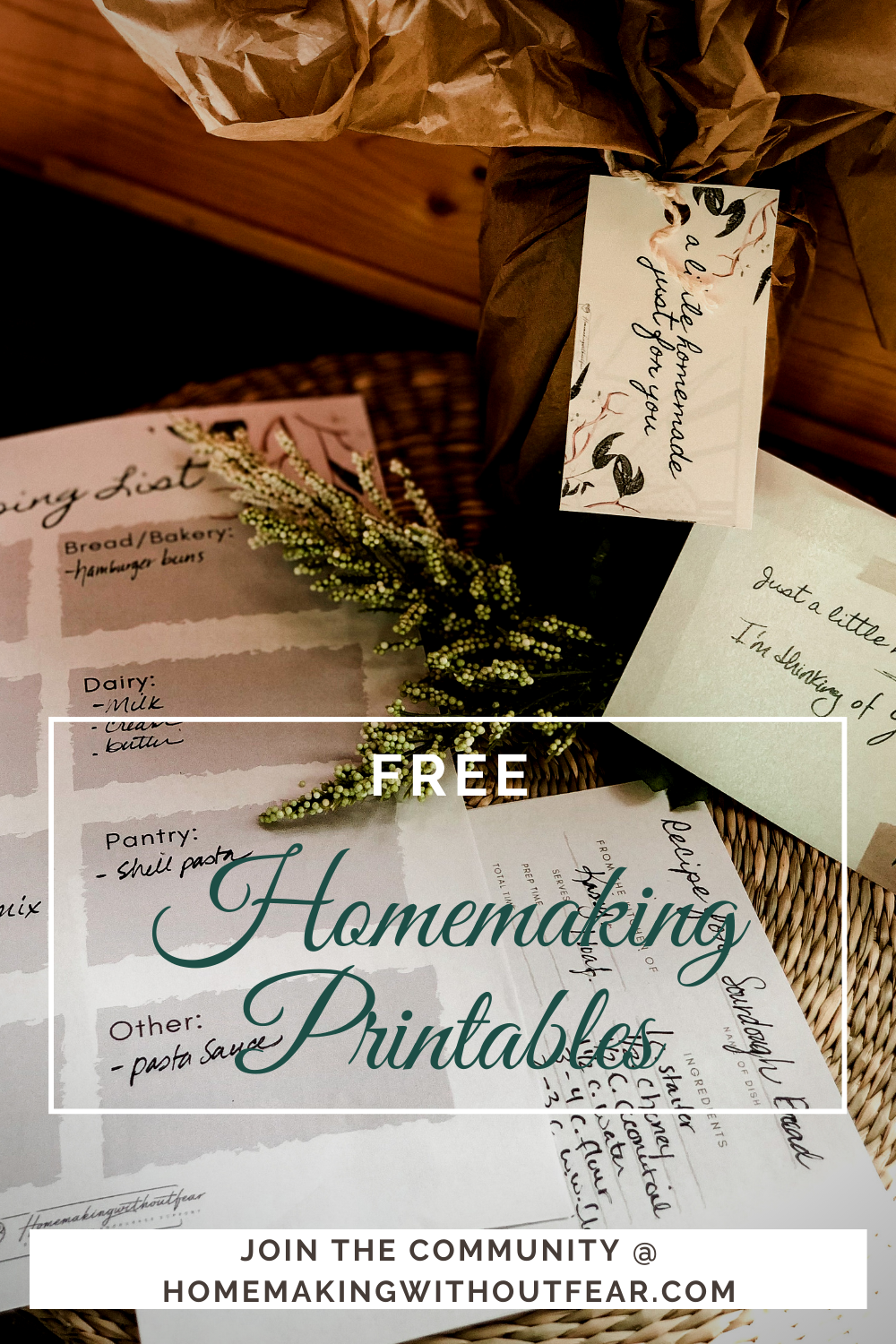 Spring Stationery for the Homemaker| Free Printable!