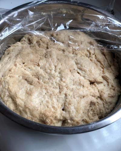 Basic no-knead sourdough is so easy to make. You can form it into a regular sandwich loaf or a beautiful rustic boule. Whatever you choose you can know you are feeding your family quality, delicious homemade food. 