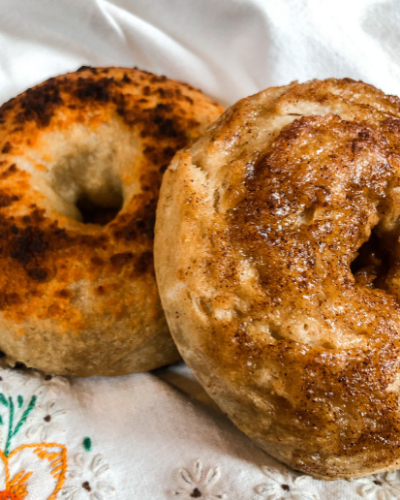 sourdough bagels