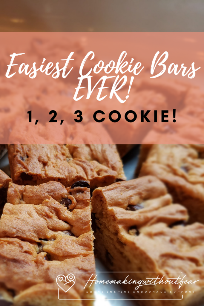 How about a SUPER EASY dessert recipe for all those summer BBQ's, picnics or days at the water? I know I'm always down for a quick easy, sweet treat and these are the the Easiest Cookie Bars Ever. . . How about a cookie with only 3 ingredients plus whatever kind of add-ins you like? They bake in 20-25 minutes and literally ANYONE can make them. 