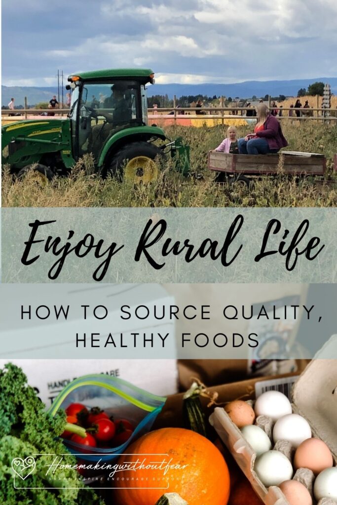 living rural and having access to healthy food