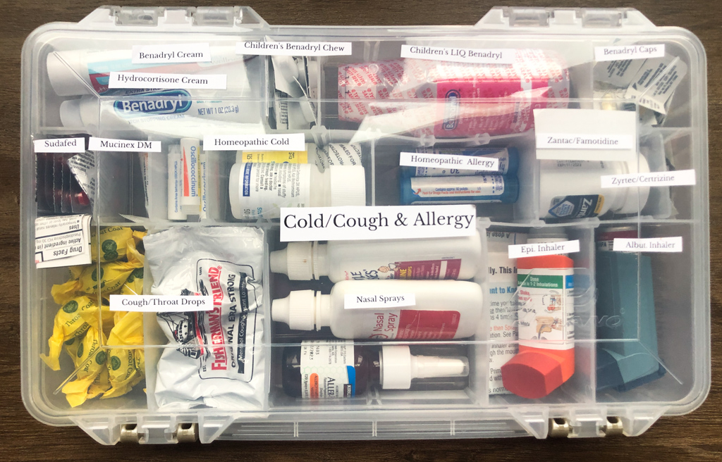 DIY Home First Aid Kit Preparing for Sickness or Minor Emergency