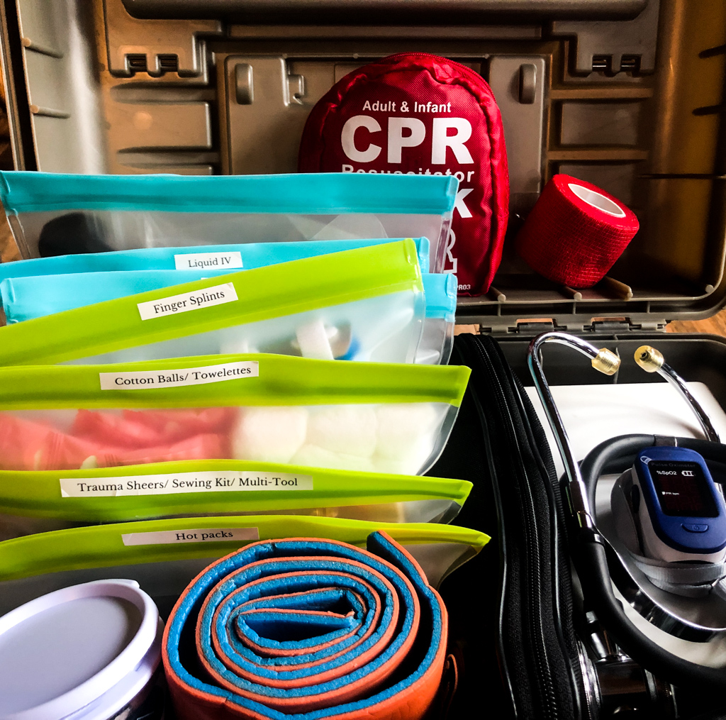 DIY Home First Aid Kit| Preparing for Sickness or Minor Emergency. Top bin of First Aid kit. Well organized. 