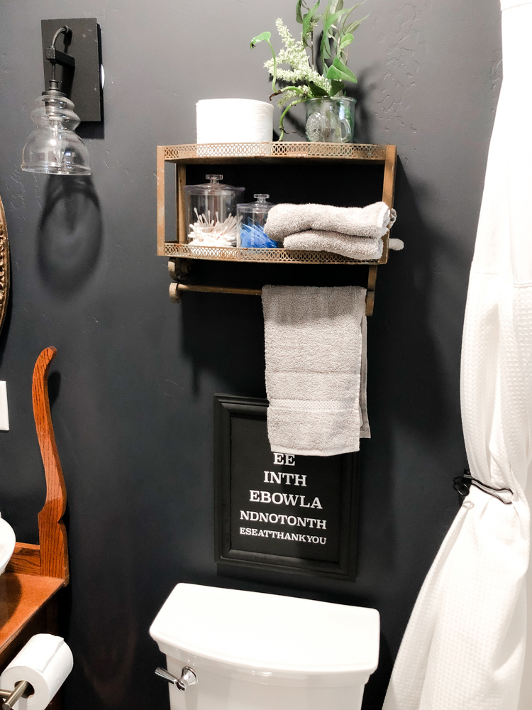 Does a sexy dark wall color in a SMALL bathroom scare you? Don't let it. Dark walls - even black can be done. The resulting space is moody, intimate cozy and Timeless. Let share with you how you too can create this look. 