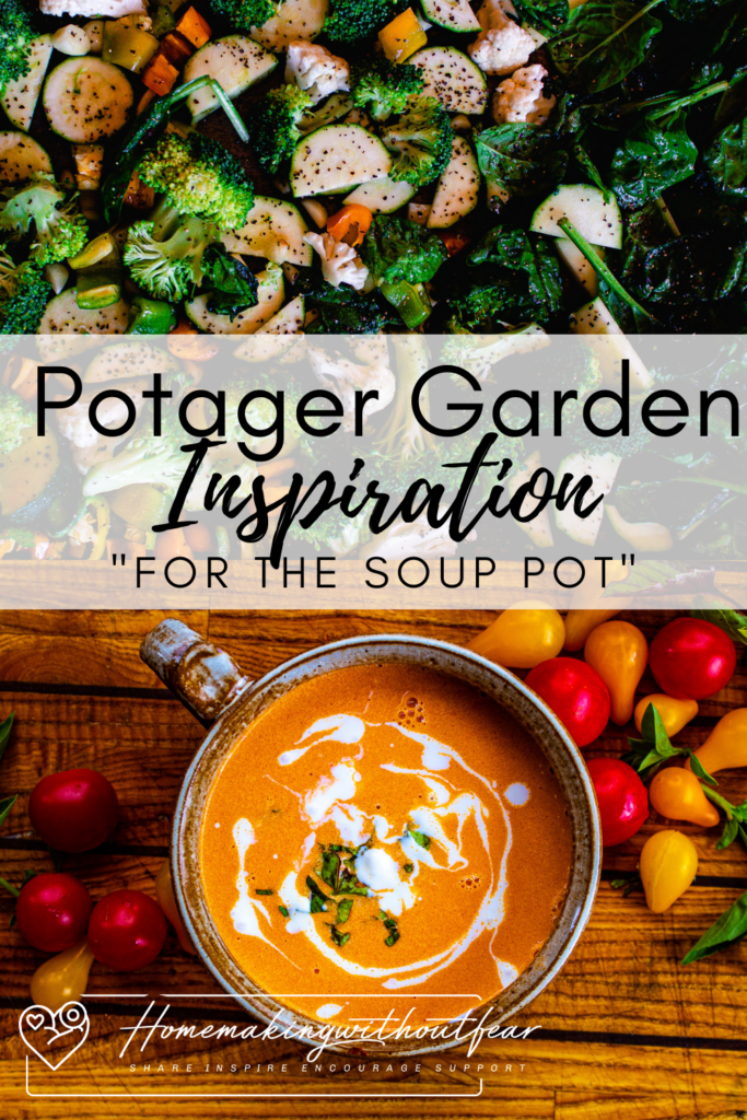 A Potager Garden is a homemaker's pride and joy. A "kitchen garden" that is truly your teammate in the daily grind of meal making. A space of BEAUTY and BOUNTY, it is truly way more than the sum of it's humble parts. Won't you join me in my Small Potager Garden for a lil' inspiration?