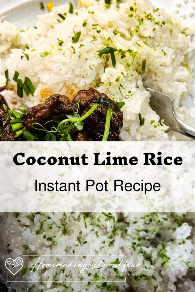 This Coconut Lime Rice is perfectly creamy, soft and only slightly sweet. The fresh, tangy flavor of the lime zest makes this dish sooo good. As if that all wasn't good enough - this is a super simple and fast Instant Pot Recipe too. 