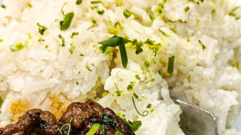coconut lime instant pot rice