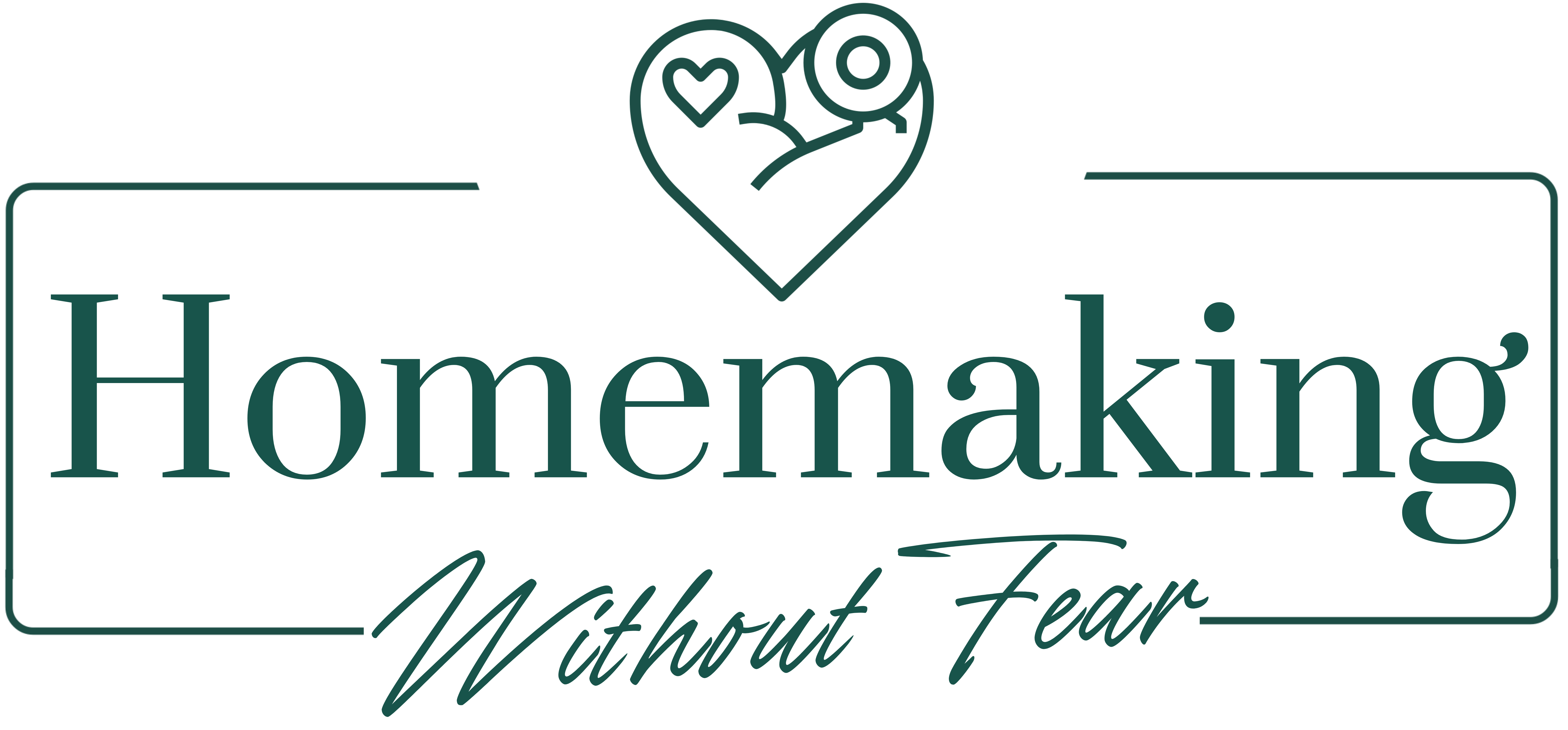 Homemaking without Fear Logo with white background